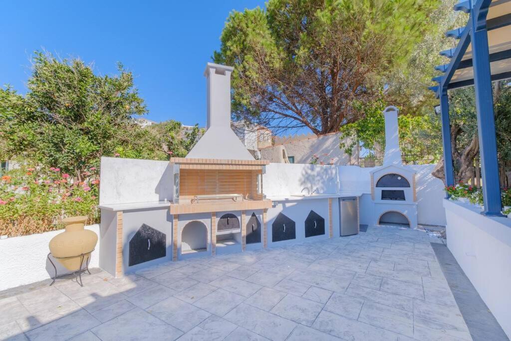 Lefkathia Beach Villa - Gated Beach-Front Private Villa At Lefkathia Beach, Chios! Volissos Luaran gambar