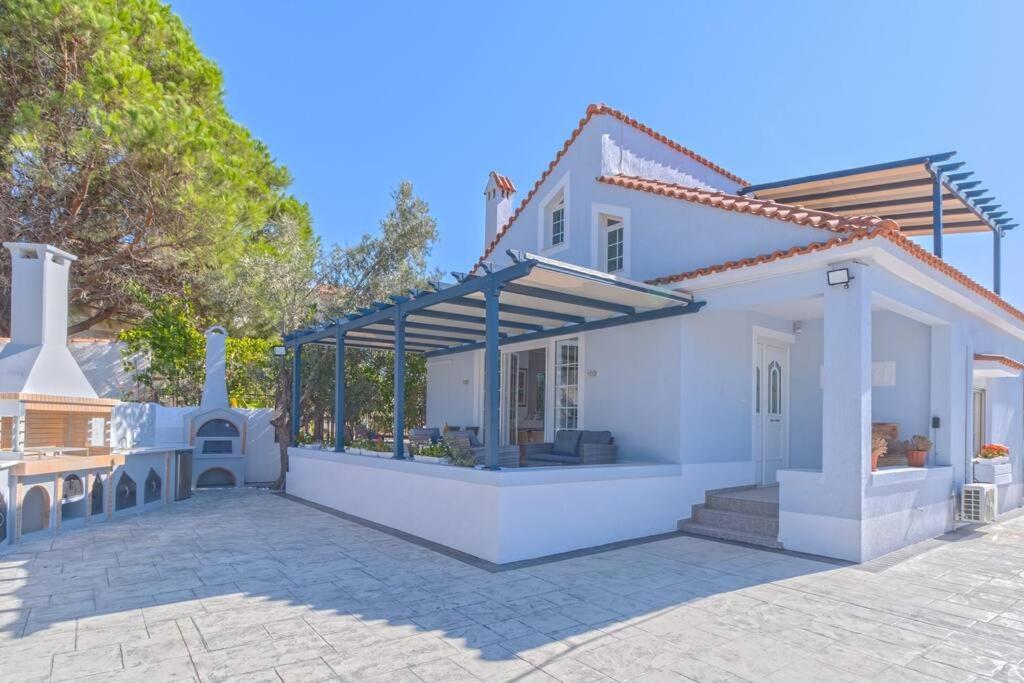 Lefkathia Beach Villa - Gated Beach-Front Private Villa At Lefkathia Beach, Chios! Volissos Luaran gambar