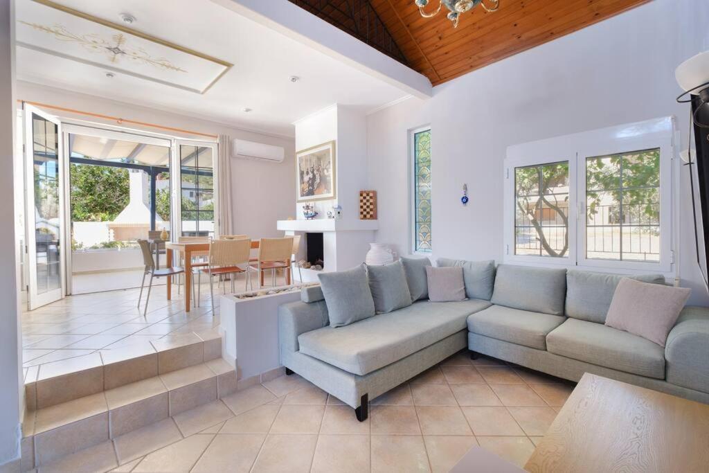 Lefkathia Beach Villa - Gated Beach-Front Private Villa At Lefkathia Beach, Chios! Volissos Luaran gambar